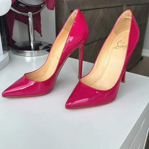 Christian Louboutin Pigalle Magenta Pink - Picture 4 of 15